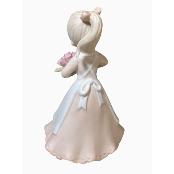 Lenox Precious Moments January Girl Figurine "Smile God Loves You" 1983 - Picture 6 of 10